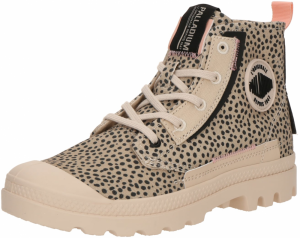 Palladium Šnurovacie členkové čižmy 'PAMPA'  béžová / čierna