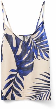 VERO MODA Top 'VMVINA'  modrá / námornícka modrá / biela ako vlna