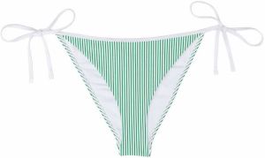TOMMY HILFIGER Bikinové nohavičky  zelená / biela