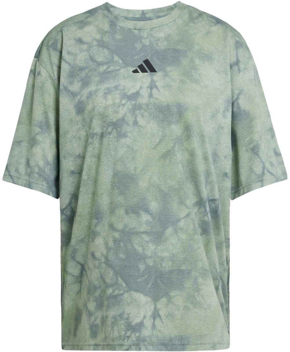 ADIDAS PERFORMANCE Funkčné tričko 'Training Club 24/7'  sivá / zelená