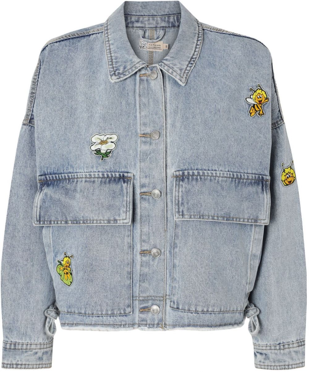 TATUUM Prechodná bunda  modrá denim