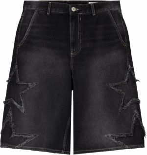 Bershka Džínsy  čierny denim
