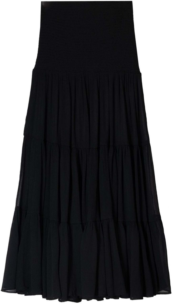Bershka Sukňa  čierna