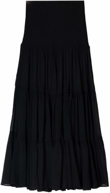Bershka Sukňa  čierna