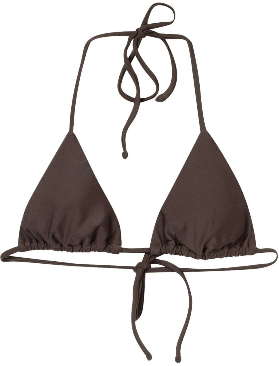 Bershka Bikinový top  čokoládová