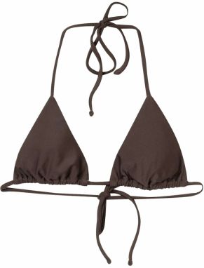 Bershka Bikinový top  čokoládová