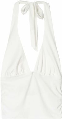 Bershka Top  svetlobéžová