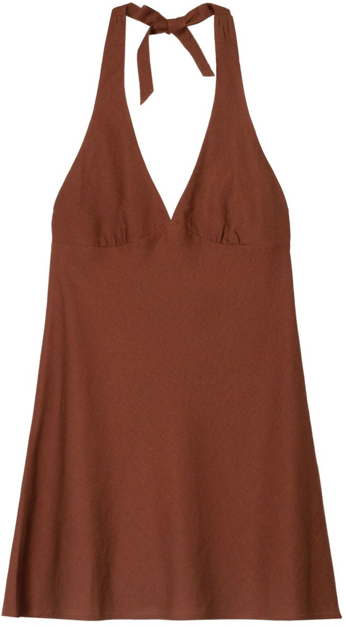 Bershka Šaty  tmavohnedá