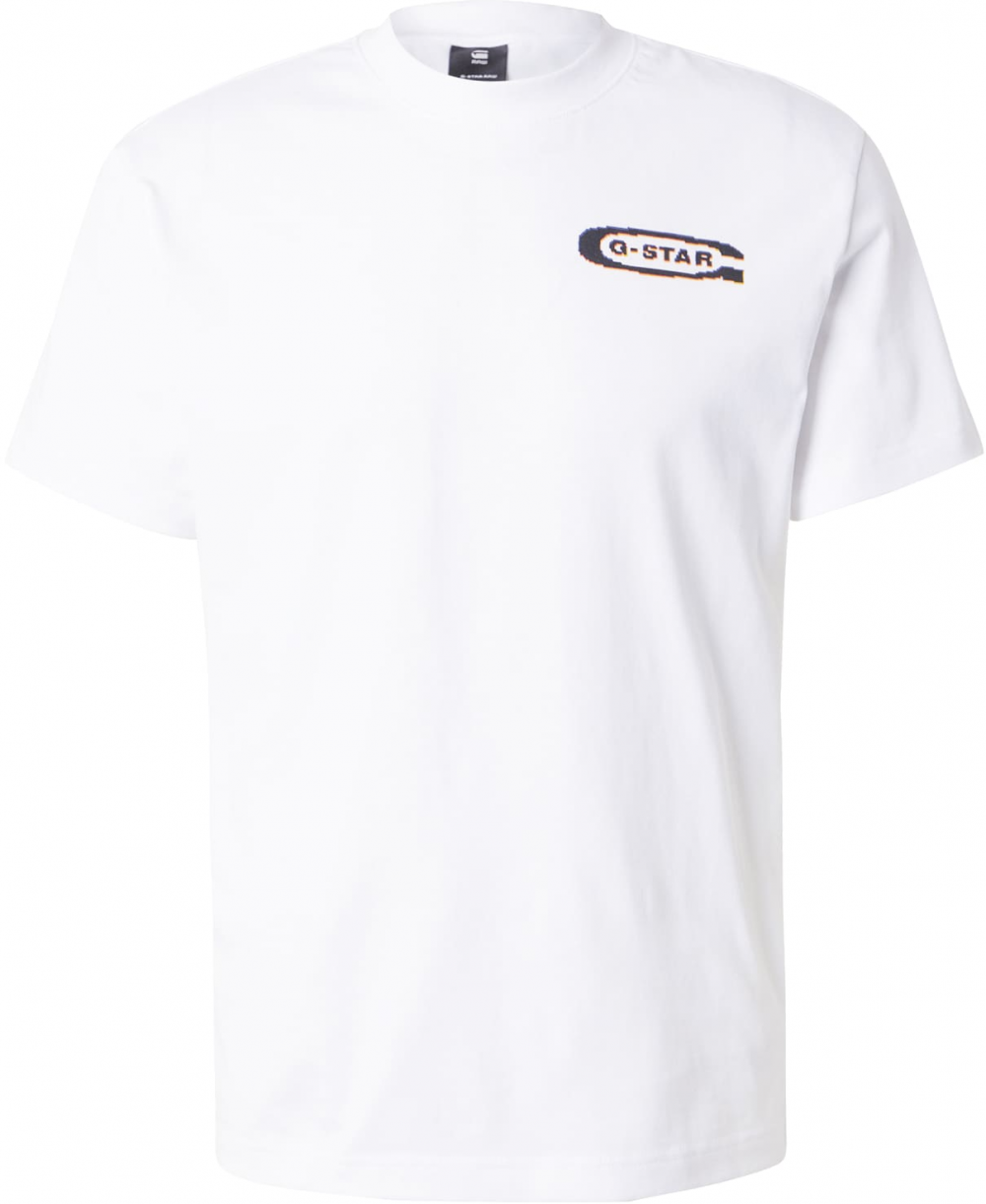 G-STAR Tričko  čierna / biela