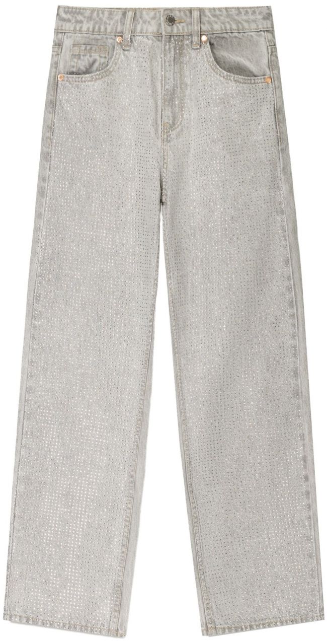 Bershka Džínsy  svetlosivá