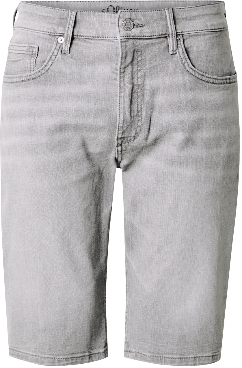 s.Oliver Džínsy  sivý denim