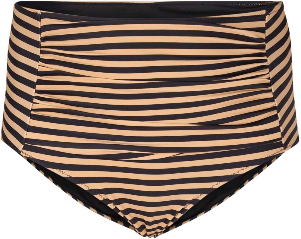 Swim by Zizzi Bikinové nohavičky  kapučíno / čierna