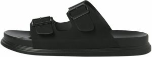 JACK & JONES Šľapky 'JFWLEONI'  čierna