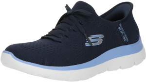 SKECHERS Nízke tenisky 'SUMMITS-NEW DAILY'  svetlomodrá / tmavomodrá / sivá
