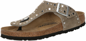 BIRKENSTOCK Žabky 'Gizeh Rivet'  tmavošedá