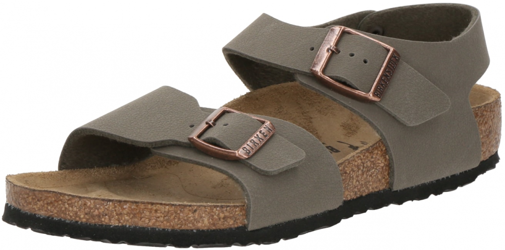 BIRKENSTOCK Otvorená obuv 'New York'  olivová