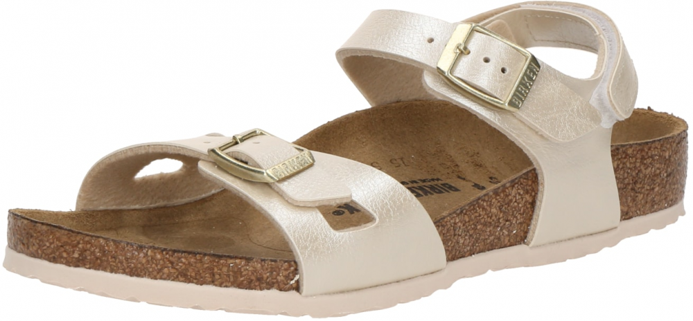 BIRKENSTOCK Otvorená obuv 'Rio'  perlovo biela