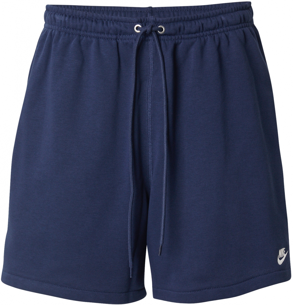 Nike Sportswear Nohavice 'CLUB'  námornícka modrá / biela