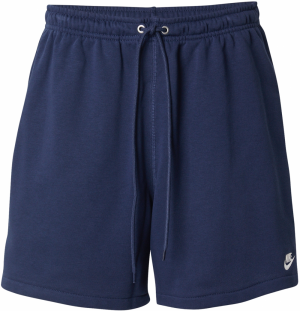 Nike Sportswear Nohavice 'CLUB'  námornícka modrá / biela