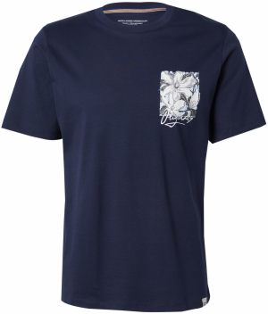 JACK & JONES Tričko  námornícka modrá / svetlomodrá / sivá / olivová