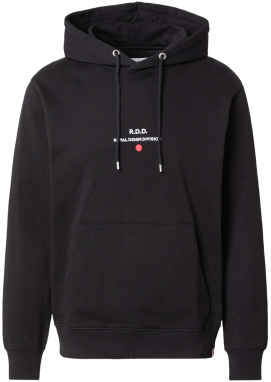 JACK & JONES Mikina 'JJRDDBenjamin'  čierna / biela