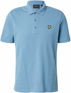Lyle & Scott Tričko  svetlomodrá / žltá / čierna
