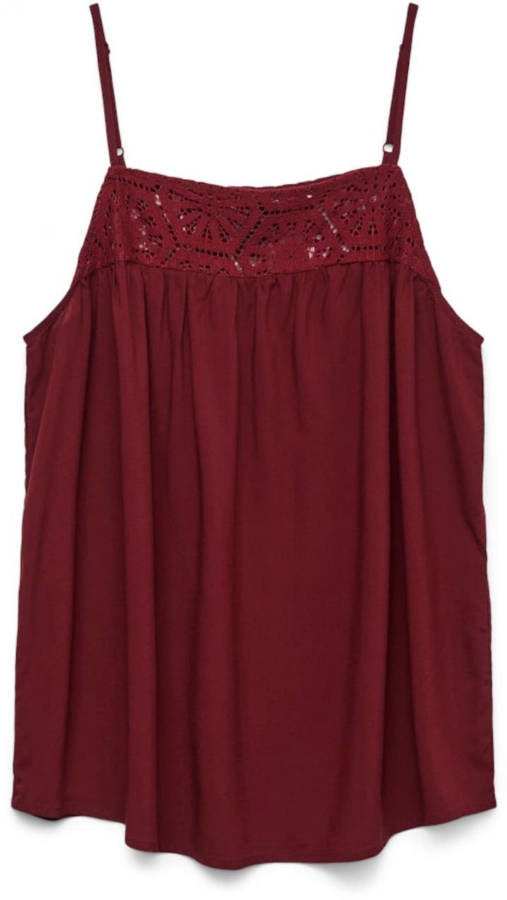 VERO MODA Top 'VMGRACE'  vínovo červená