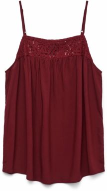 VERO MODA Top 'VMGRACE'  vínovo červená