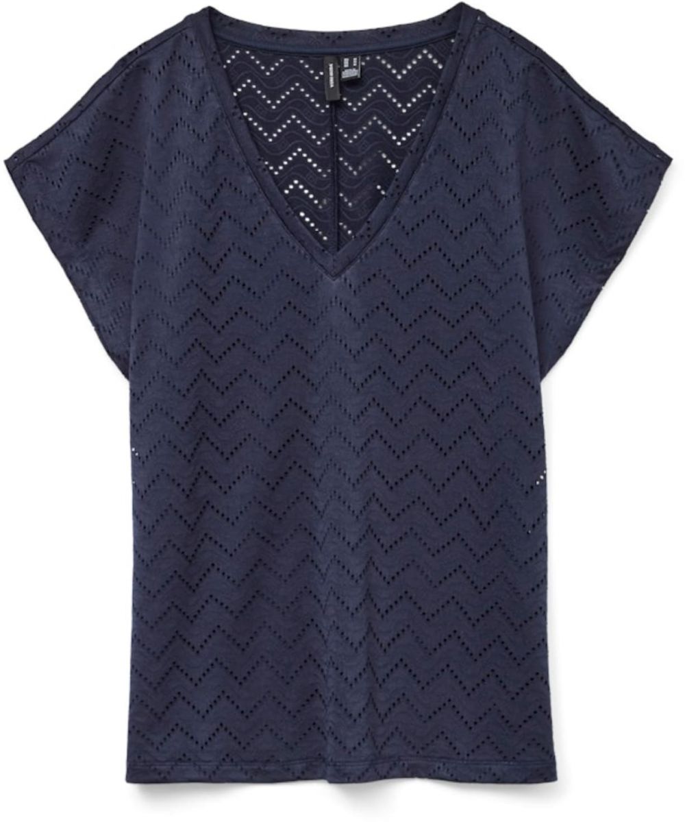 VERO MODA Tričko 'VMTHAS'  námornícka modrá