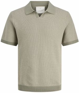 JACK & JONES Sveter 'JPRCCEASTON'  olivová / šedobiela
