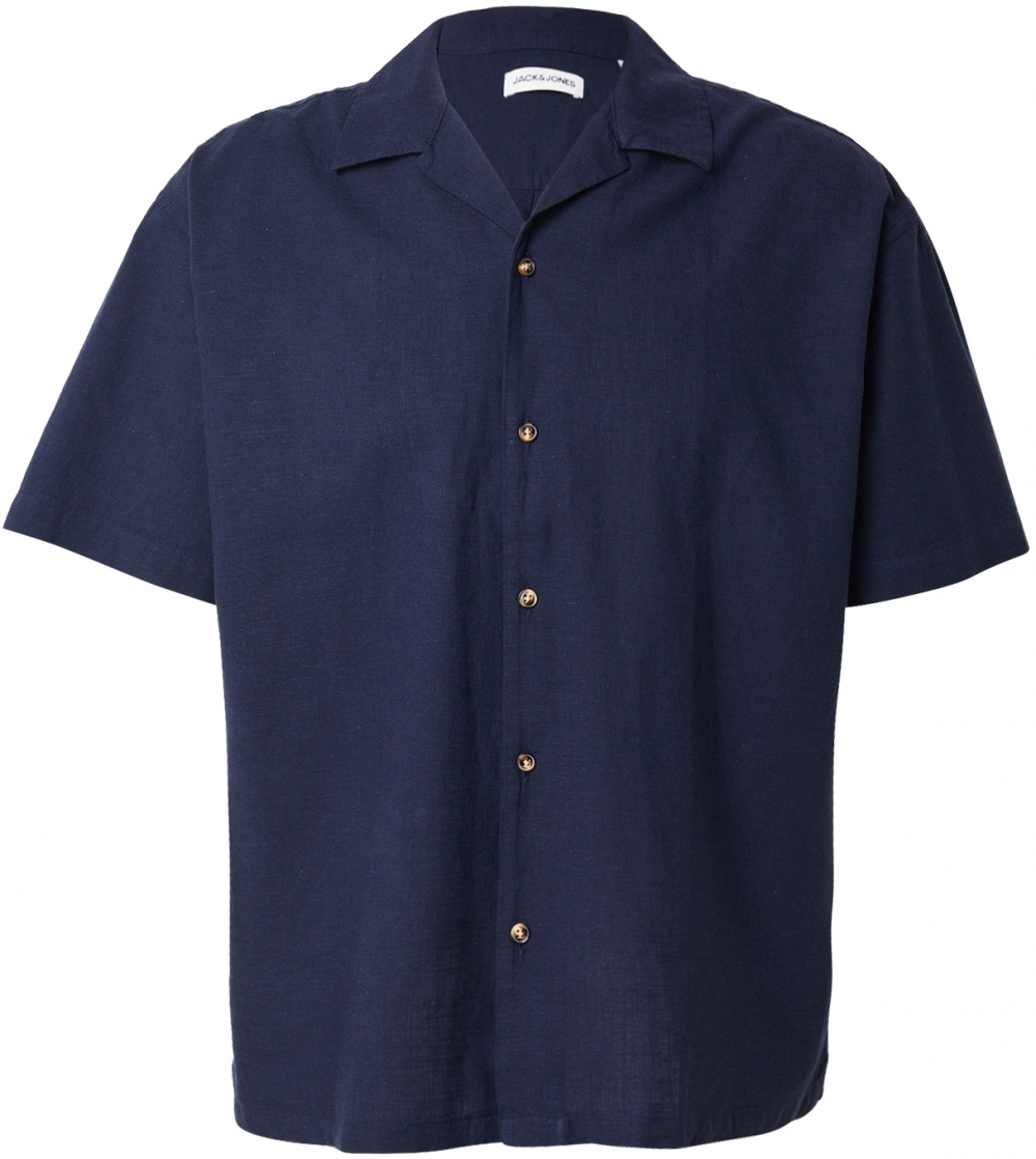 JACK & JONES Košeľa 'JJSummer Resort'  tmavomodrá