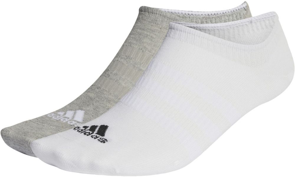 ADIDAS PERFORMANCE Ponožky  sivá melírovaná / čierna / biela