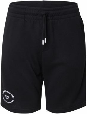JACK & JONES Nohavice 'JPSTGORDON SIMON'  čierna / biela