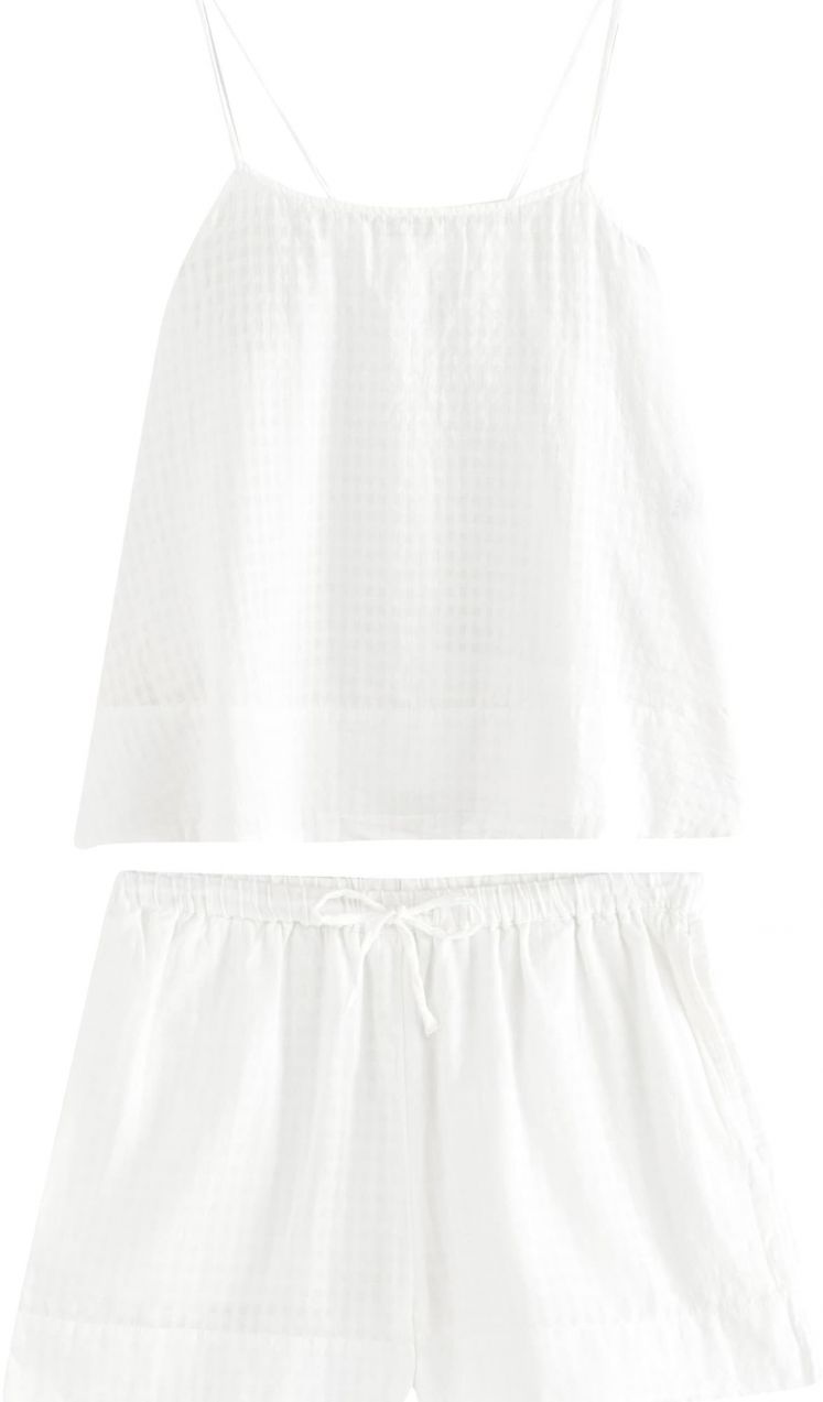 Next Pyžamo 'Gingham'  biela