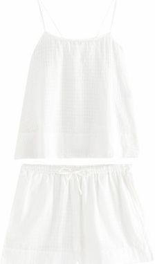 Next Pyžamo 'Gingham'  biela