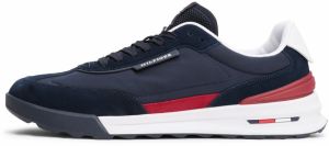 TOMMY HILFIGER Nízke tenisky  námornícka modrá / červená / biela