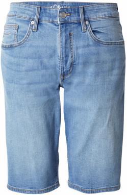 s.Oliver Džínsy  modrá denim