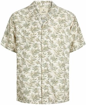 JACK & JONES Košeľa 'JPRBLulincoln'  kaki / svetlozelená