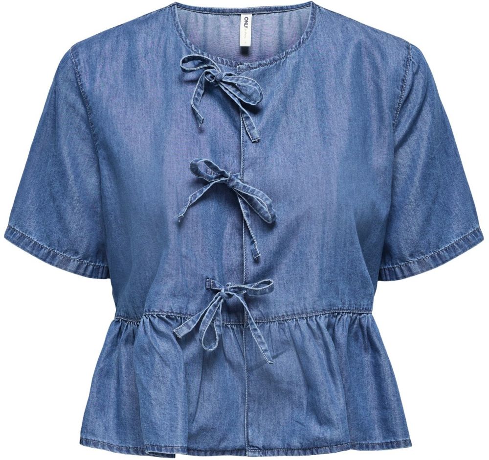 ONLY Carmakoma Blúzka 'CARBea'  modrá denim