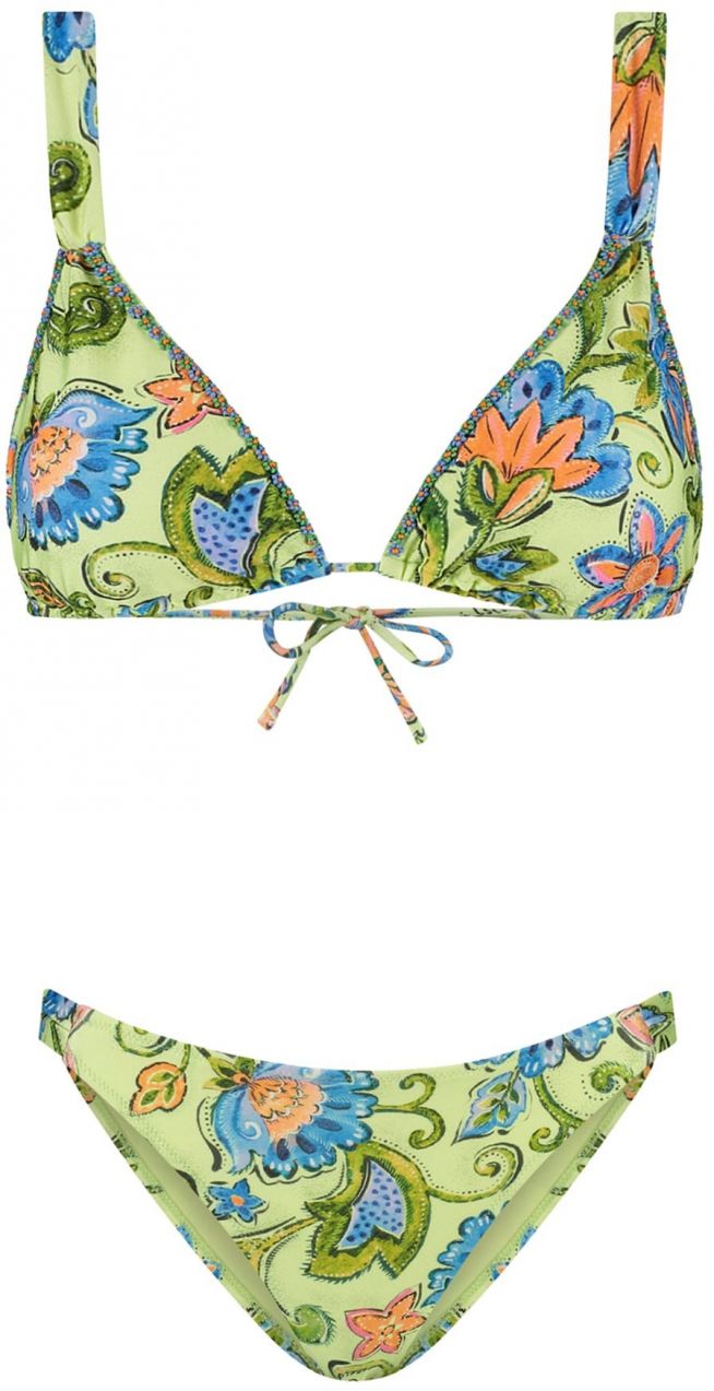 Shiwi Bikiny  svetlomodrá / zelená / oranžová