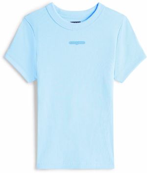 Tommy Jeans Tričko  nebesky modrá
