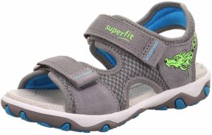 SUPERFIT Otvorená obuv 'MIKE 3.0'  svetlosivá / svetlozelená