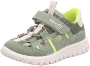 SUPERFIT Tenisky 'SPORT7 MINI'  svetlosivá / neónovo zelená / svetlozelená