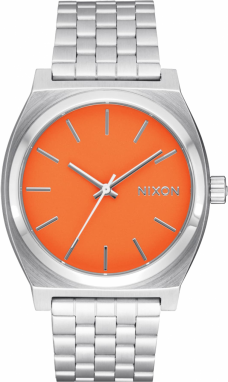 Nixon Analógové hodinky 'Time Teller'  homárová / strieborná