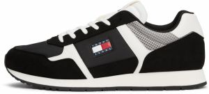 Tommy Jeans Nízke tenisky 'RUNNER'  námornícka modrá / sivá / čierna / biela