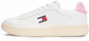 Tommy Jeans Nízke tenisky 'ARCHIVE 98'  nebielená / námornícka modrá / svetloružová / červená
