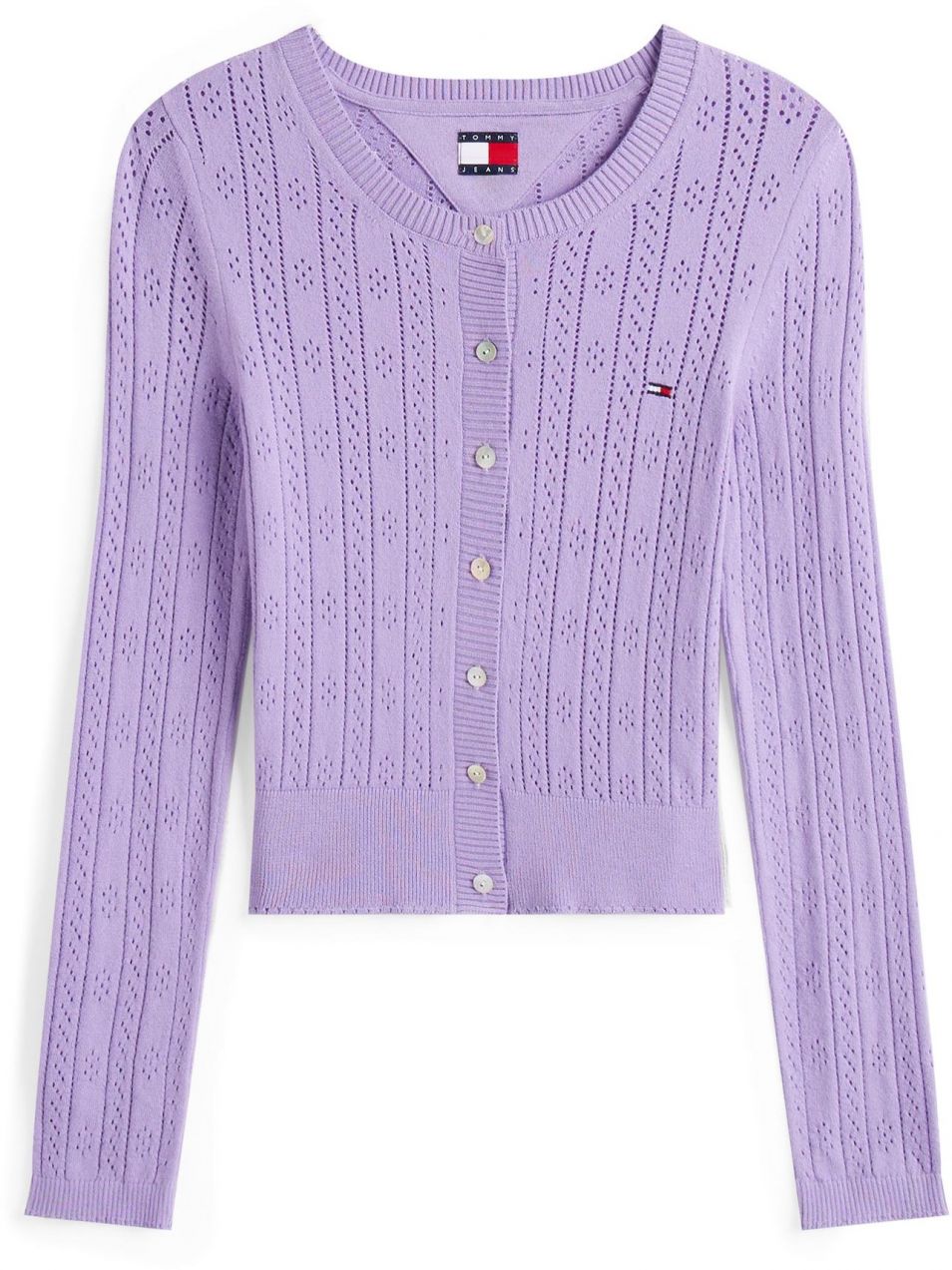 Tommy Jeans Kardigán  levanduľová