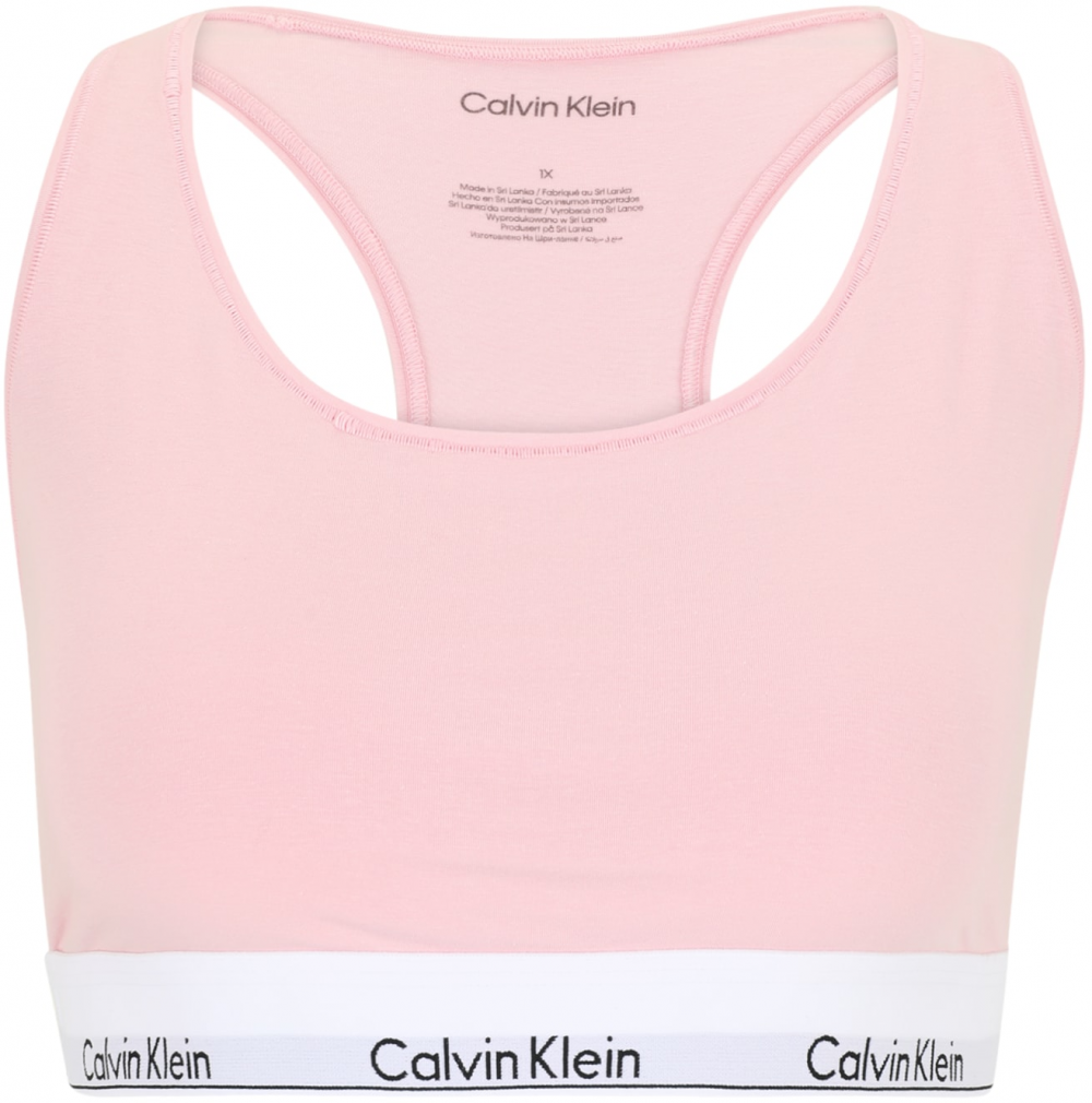 Calvin Klein Underwear Plus Podprsenka  ružová / čierna / šedobiela
