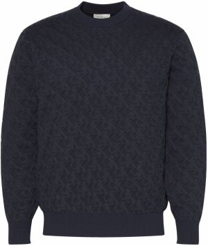Calvin Klein Jeans Sveter  tmavomodrá