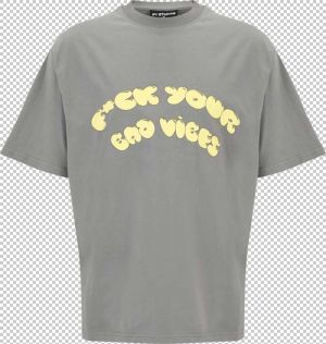 2Y Studios Tričko 'Vibes'  žltá / sivá